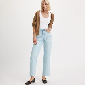 LEVI’S Ribcage Straight Ankle Jeans, size 26